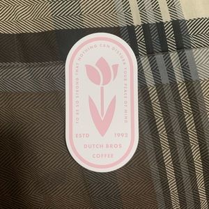 Cute Pink Dutch Bros Sticker